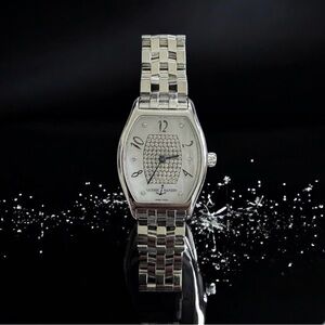 💕ULYSSE NARDIN Michelangelo 103-48, 26x35mm Tonneau Automatic MOP + Diamonds +SS